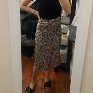 Princess Polly Midi Cheetah Skirt US 2